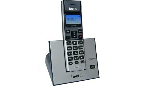 Beetel X62 Cordless Phone (Black and Silver options)