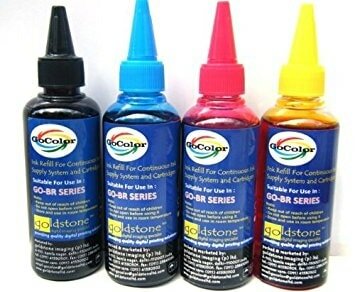 Gocolor Premium Korean Quality Brother Compatible Inkjet Ink 100 ml x 4 Colours