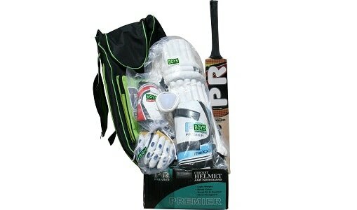 PR Club Cricket Kit Set With Kashmir willow Bat (Size-6, Age-10-14)