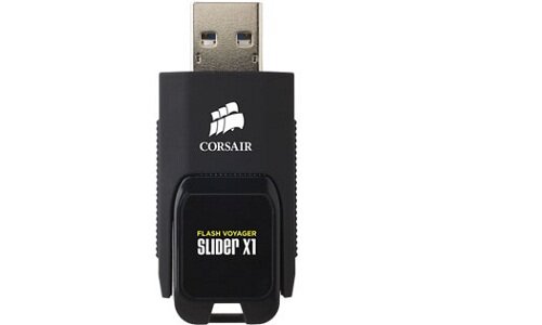 Corsair Flash Voyager Slider X1 USB Flash Drive, USB3.0, 128GB
