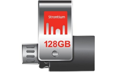 Strontium SR128GSLOTG1Z Nitro Plus OTG Pen Drive, USB3.0, 128GB