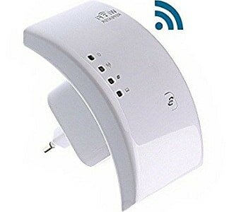 J 300Mbps Universal Wi-Fi Range Extender Wireless Repeater 802.11N Signal Booster WPS White