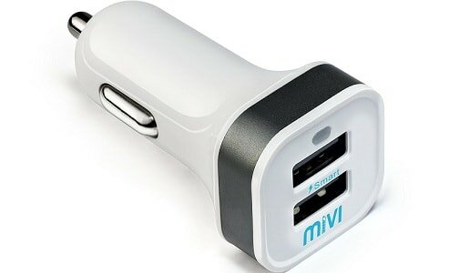 Mivi Smart Charger 3.1A Dual Port Car Charger