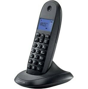Motorola Cordless Landline Phone C1001LBI Black