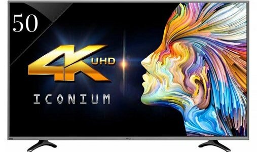 Vu LEDN50K310X3D 127 Cm (50Inches) Iconium 4K Ultra HD Smart Led Television