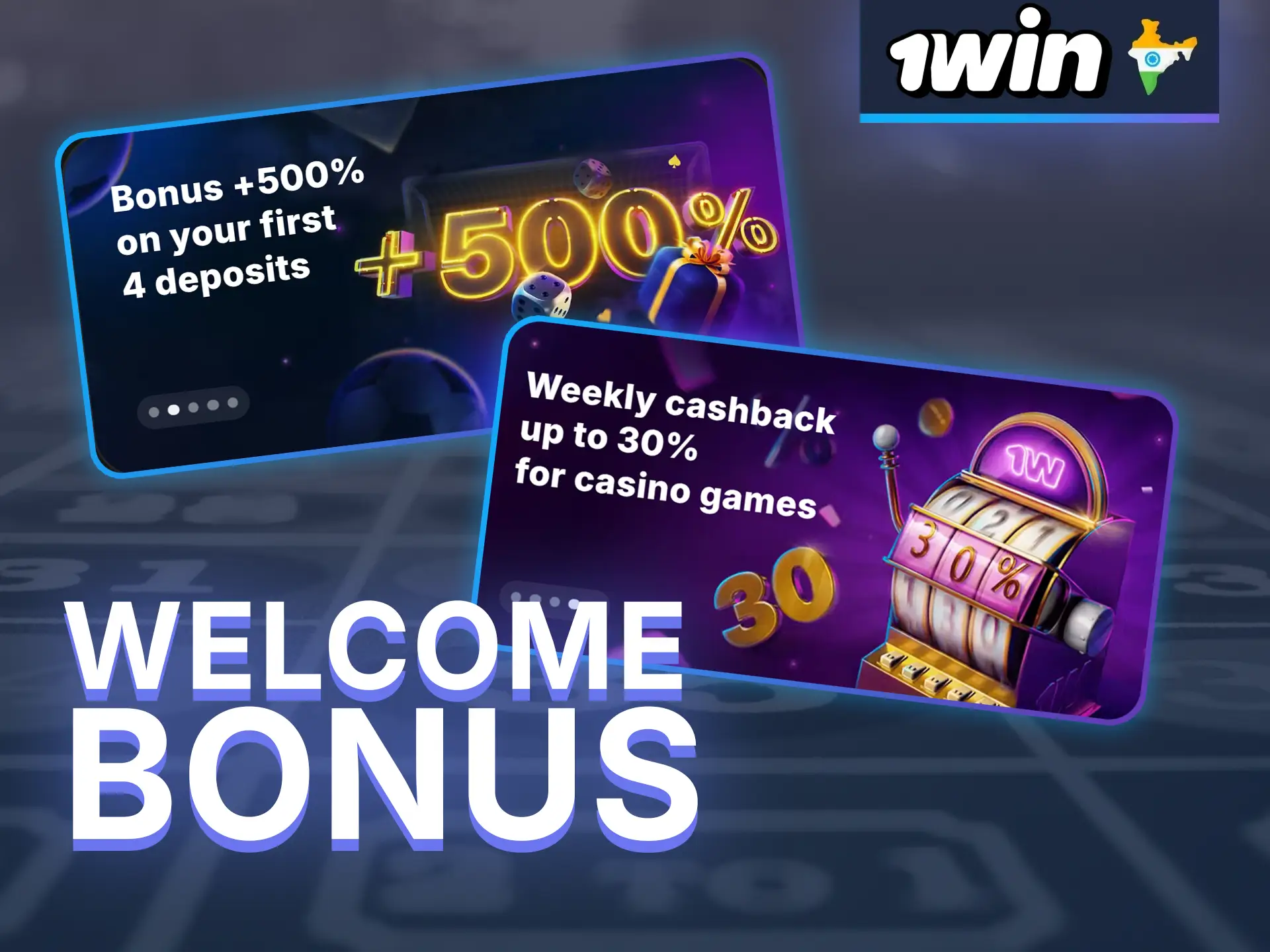 Claim your welcome bonus on the 1win app.